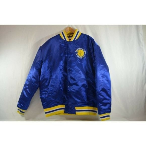 Mitchell & Ness Other - Mitchell & Ness Golden  State Warriors Satin Jacket Hardwood Classics 2XL